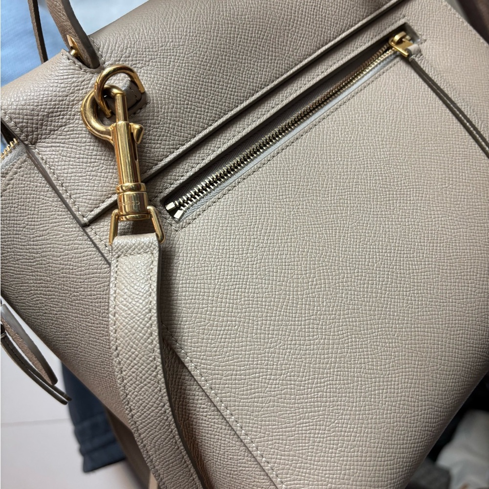 Celine Cream Crossbody Bag with Gold Hardware - Picture 2 of 5